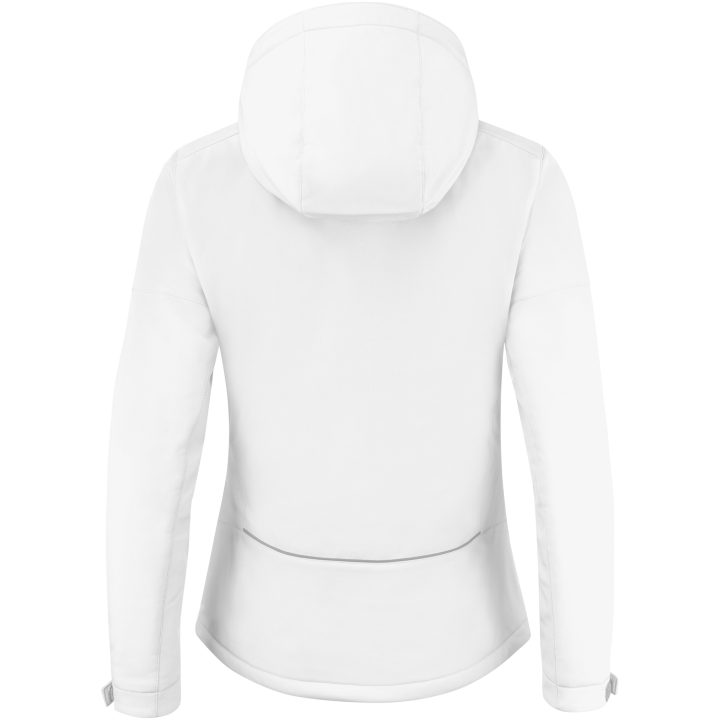 Softshelljacka Dam Overlanding Vit Printer Essentials XS – billede 2