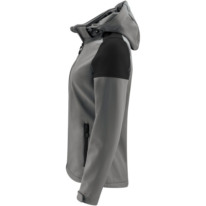 Softshelljacka Dam Prime Antracit/svart Printer PRIME 3XL – billede 3