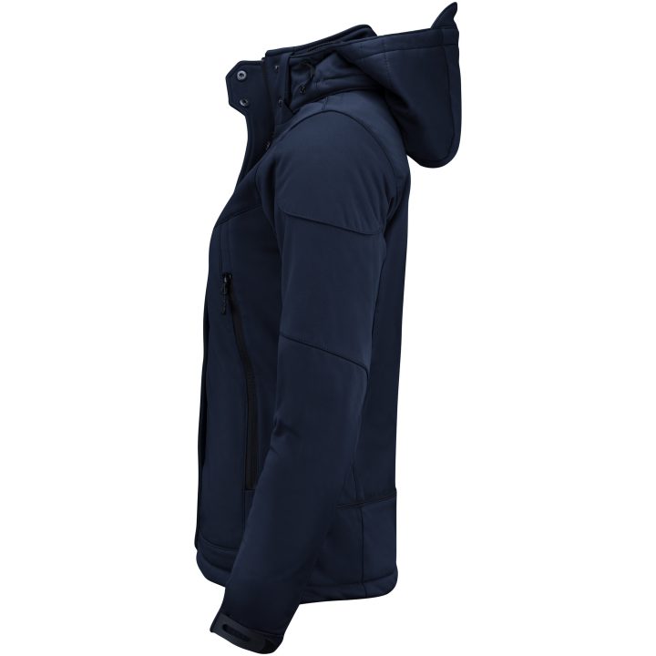 Softshelljacka Dam Skeleton Mörk marinblå Printer Essentials 3XL – billede 4