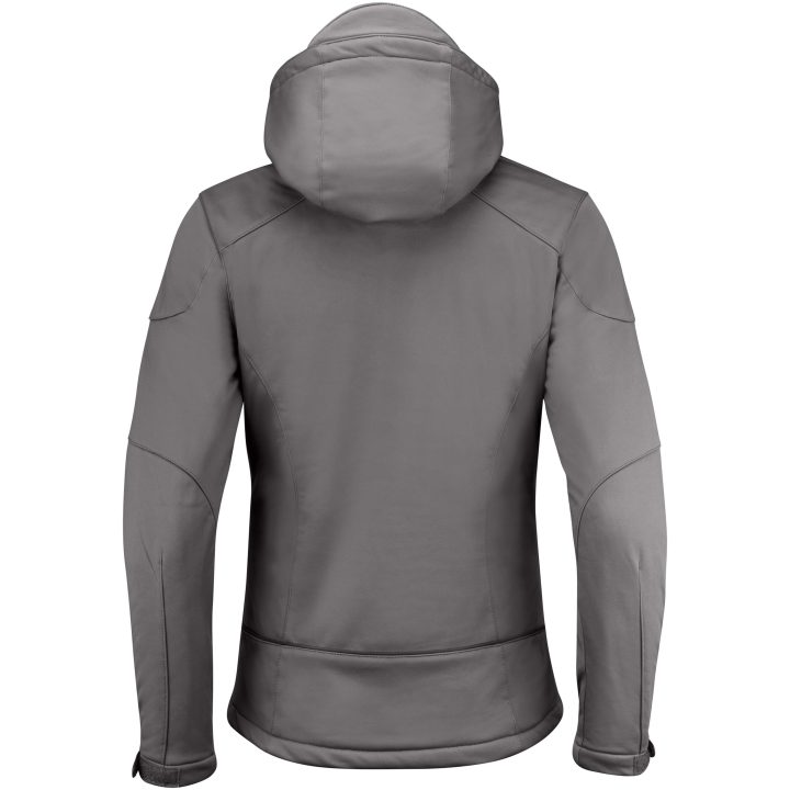 Softshelljacka Dam Skeleton Stålgrå Printer Essentials 3XL – billede 2