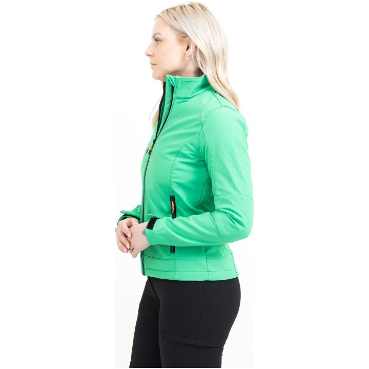 Softshelljacka Dam Trial Klargrön Printer Essentials XS – billede 2