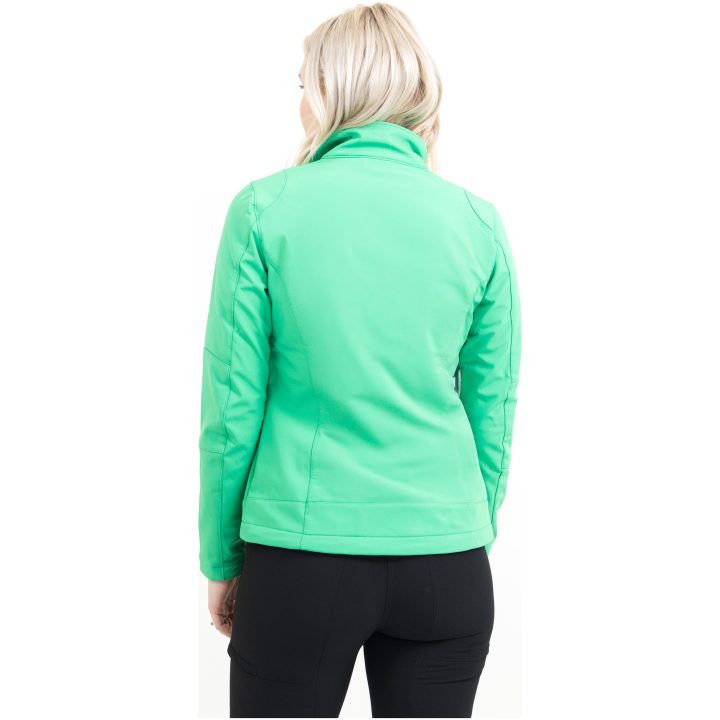 Softshelljacka Dam Trial Klargrön Printer Essentials XS – billede 3