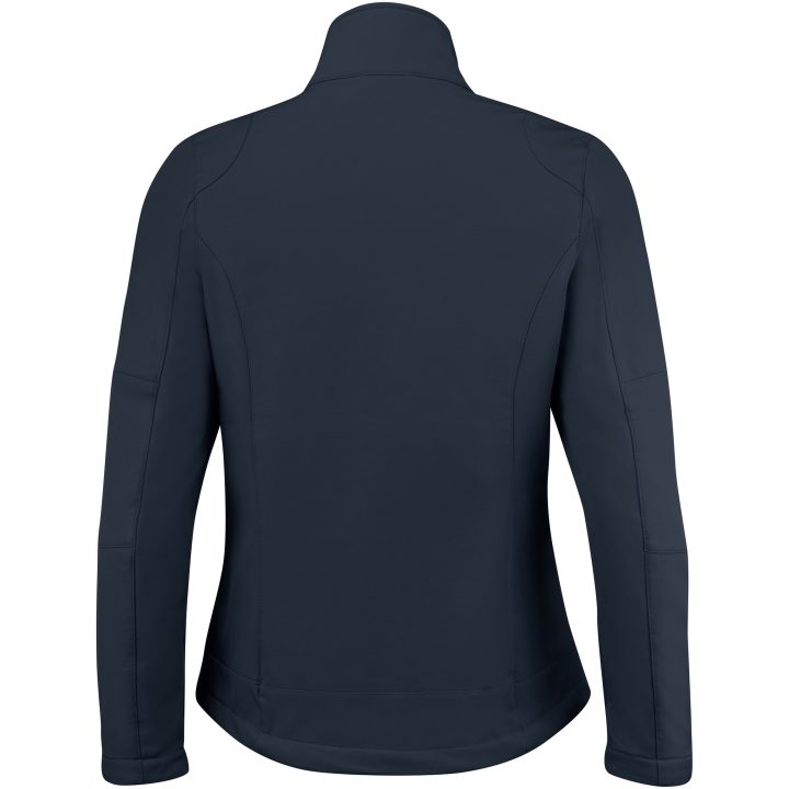 Softshelljacka Dam Trial Mörk marinblå Printer Essentials XS – billede 4