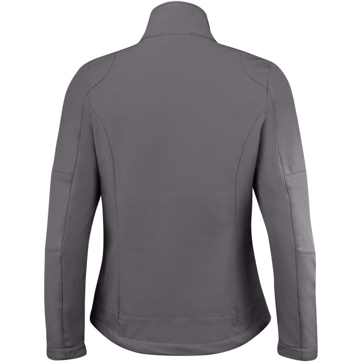 Softshelljacka Dam Trial Stålgrå Printer Essentials XS – billede 2