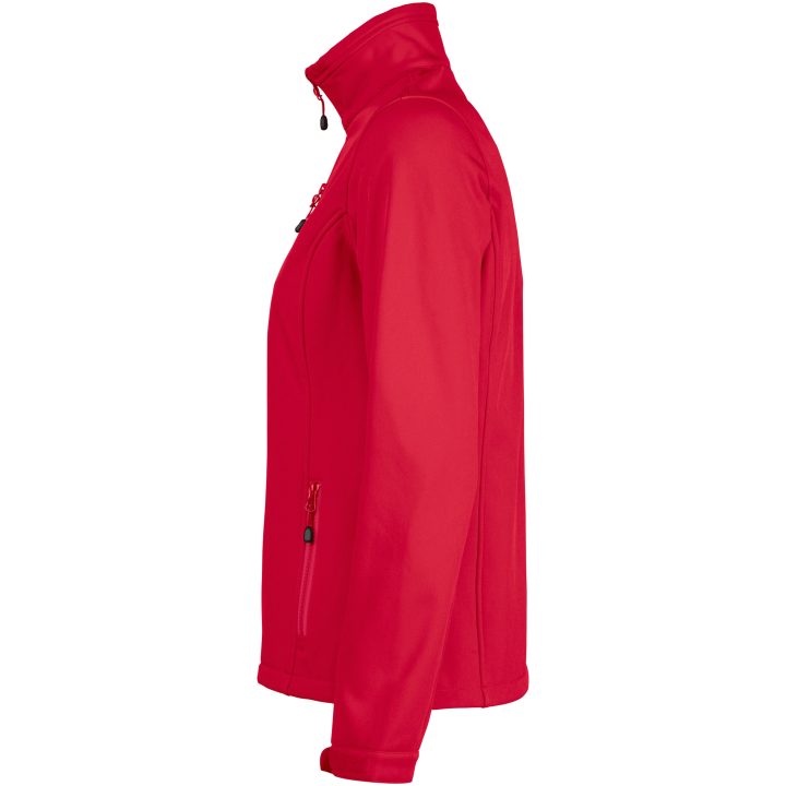 Softshelljacka Dam Vert Röd Printer RED XS – billede 4