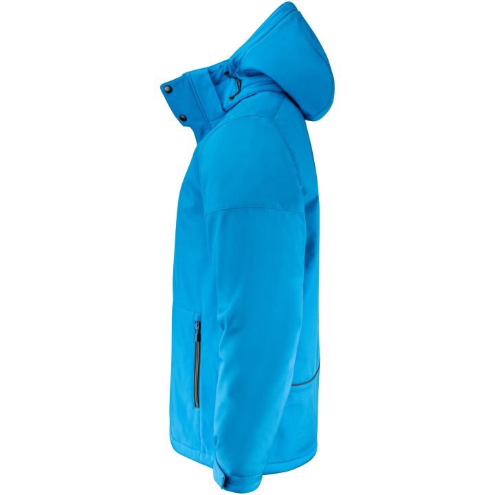 Softshelljacka Overlanding Havsblå Printer Essentials s – billede 3