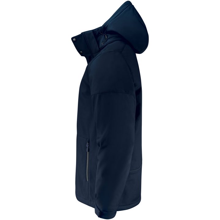 Softshelljacka Overlanding Marinblå Printer Essentials s – billede 3