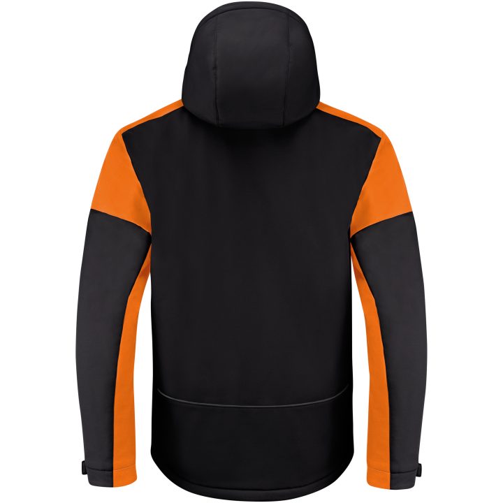 Softshelljacka Padded Svart/orange Printer PRIME s – billede 7