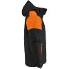 Softshelljacka Padded Svart/orange Printer PRIME s – miniature 8