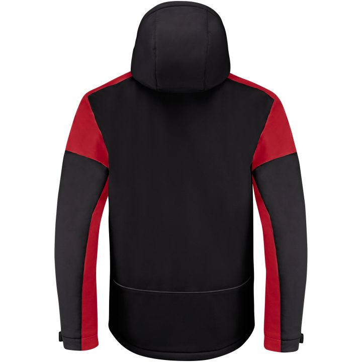 Softshelljacka Padded Svart/röd Printer PRIME s – billede 2