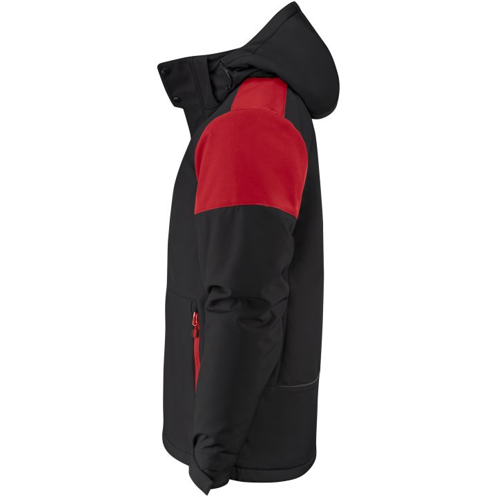 Softshelljacka Padded Svart/röd Printer PRIME s – billede 3