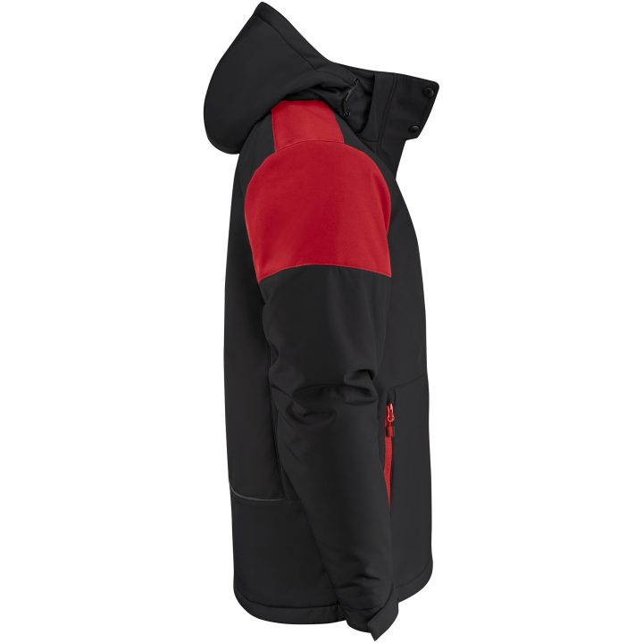 Softshelljacka Padded Svart/röd Printer PRIME s – billede 4