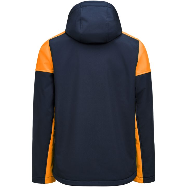 Softshelljacka Prime Marinblå/neonorange Printer PRIME s – billede 2