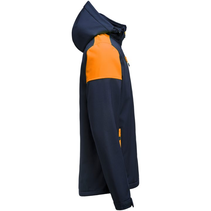 Softshelljacka Prime Marinblå/neonorange Printer PRIME s – billede 4