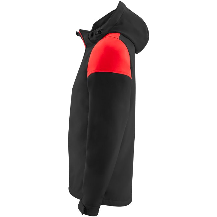 Softshelljacka Prime Svart/röd Printer PRIME s – billede 6
