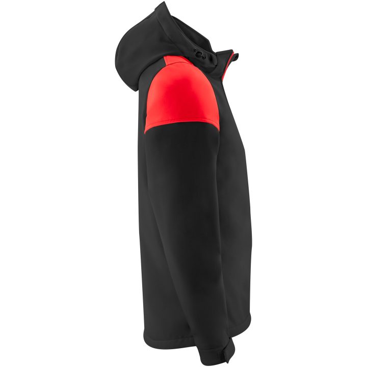 Softshelljacka Prime Svart/röd Printer PRIME s – billede 8