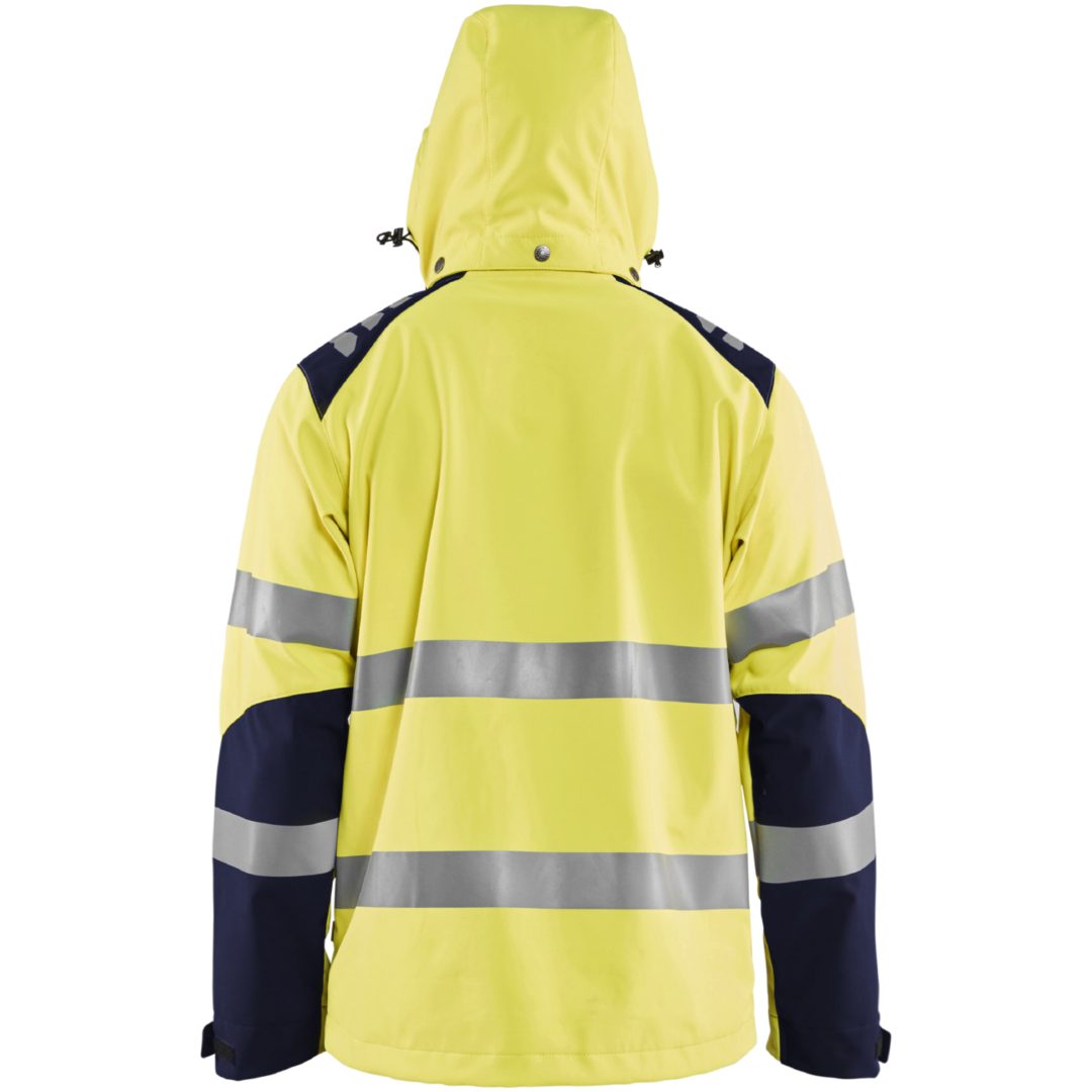Softshelljakke 44912513 Hivisgul / Marine BLÅKLÄDER JAKKE 44912513 GUL/MARINE XS – billede 2