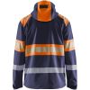 Softshelljakke Marine/hivisorange 44942513 Blåkläder XS – miniature 2