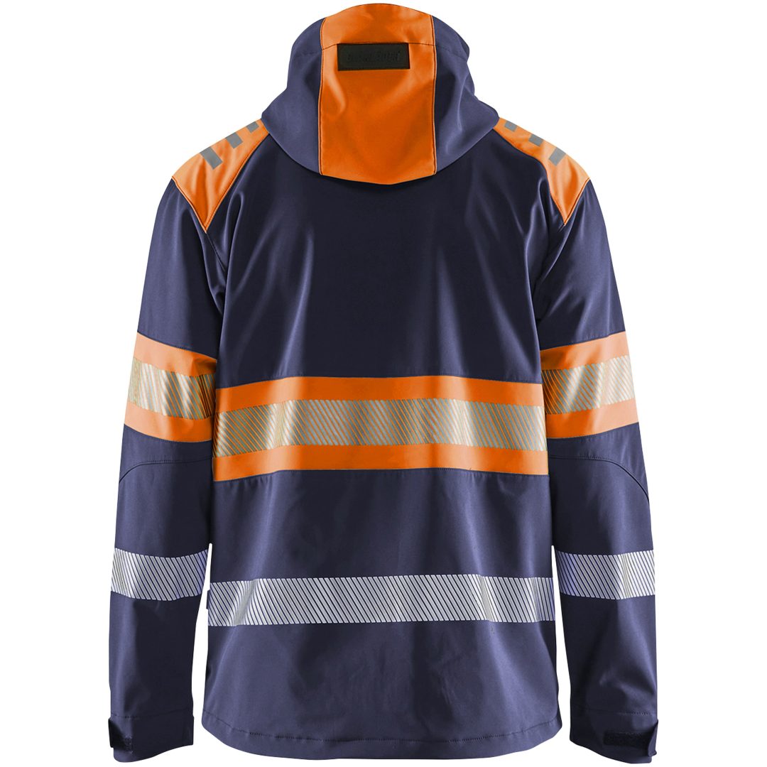 Softshelljakke Marine/hivisorange 44942513 Blåkläder XS – billede 2