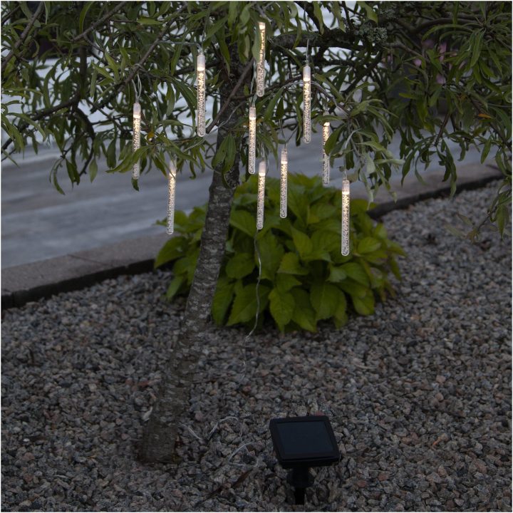 Solcelle-lyskæde Bubbly Light-chain Transparent Star Trading – billede 5