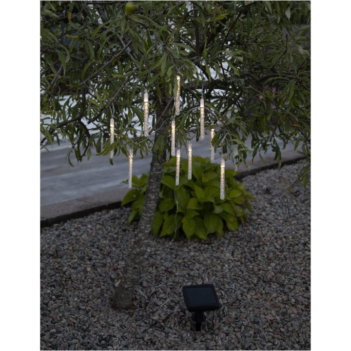 Solcelle-lyskæde Bubbly Light-chain Transparent Star Trading – billede 2