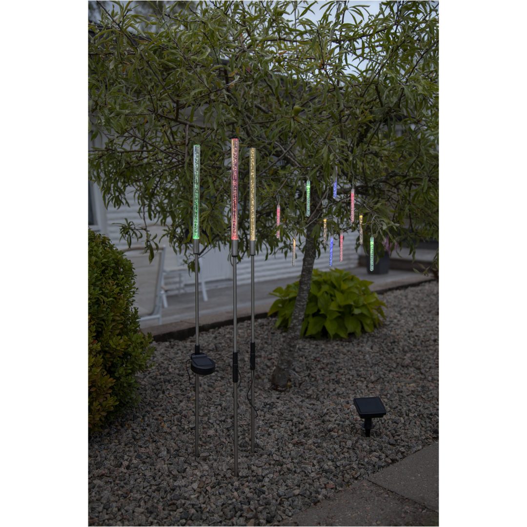 Solcelle-lyskæde Bubbly Light-chain Transparent Star Trading – billede 3