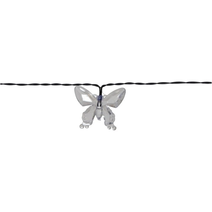 Solcelle-lyskæde Papillon Transparent Star Trading – billede 6