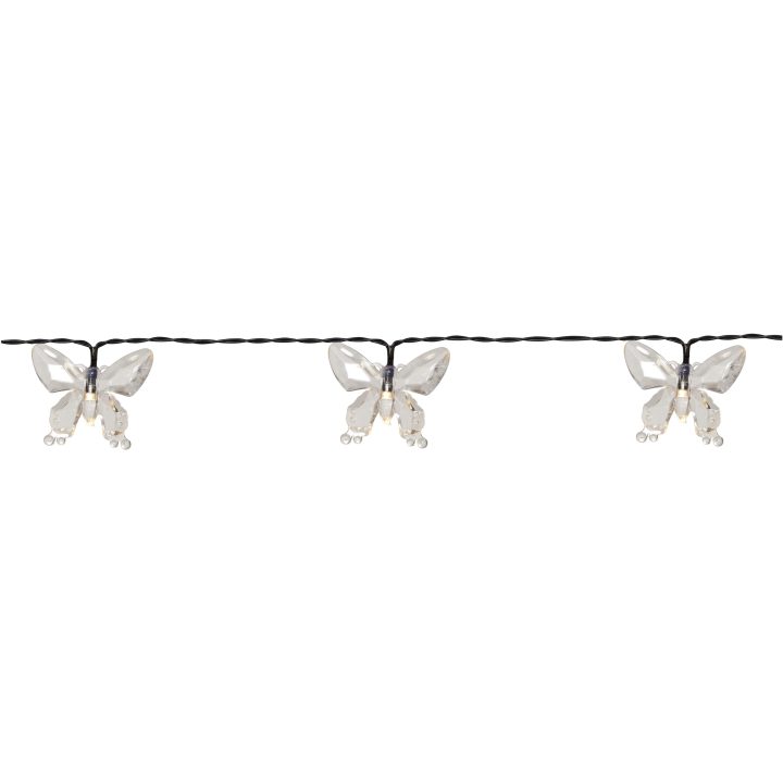Solcelle-lyskæde Papillon Transparent Star Trading – billede 7