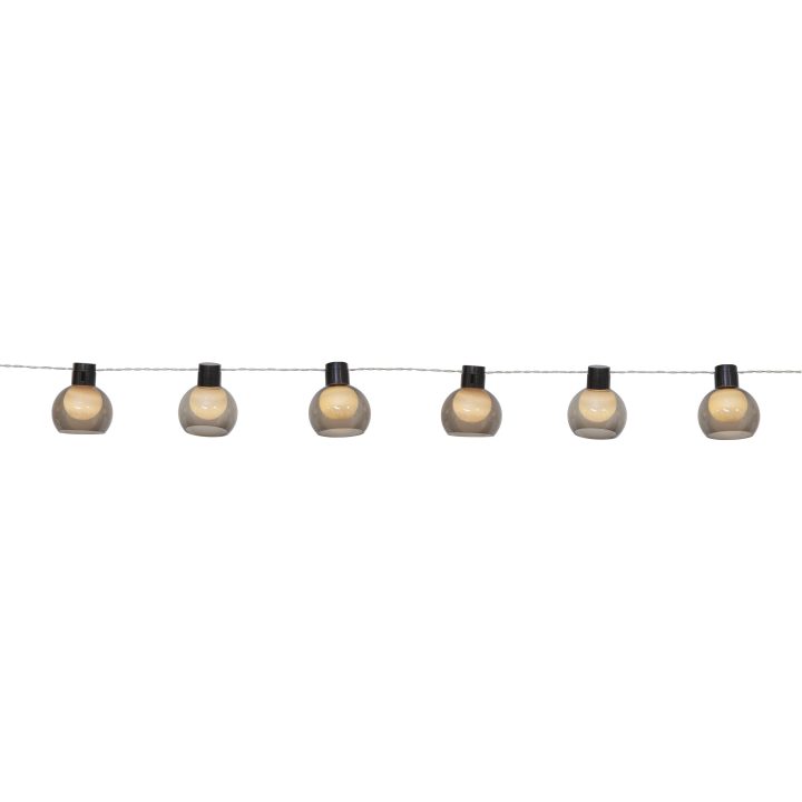 Solcelle-lyskæde Smoky Transparent Star Trading – billede 7