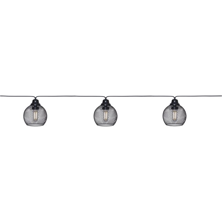 Solcelle-lyskæde Sunlight - 8 light Sort Star Trading – billede 7