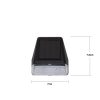 Solcelle-væglygte 3-p Wally Mini Sort Star Trading – miniature 1