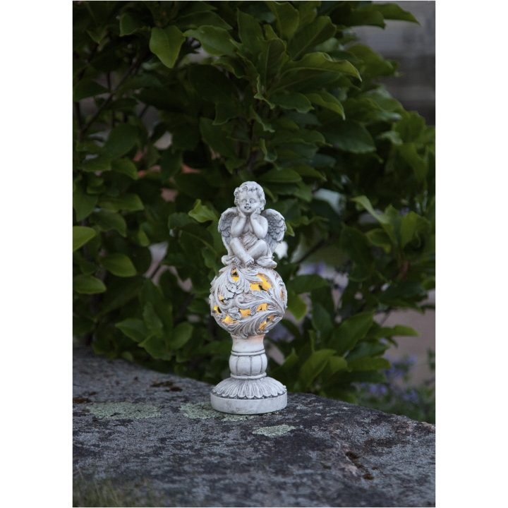 Solcelledekoration Angel Beige Star Trading – billede 2