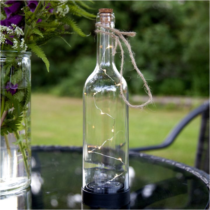 Solcelledekoration Bottle Transparent Star Trading – billede 8