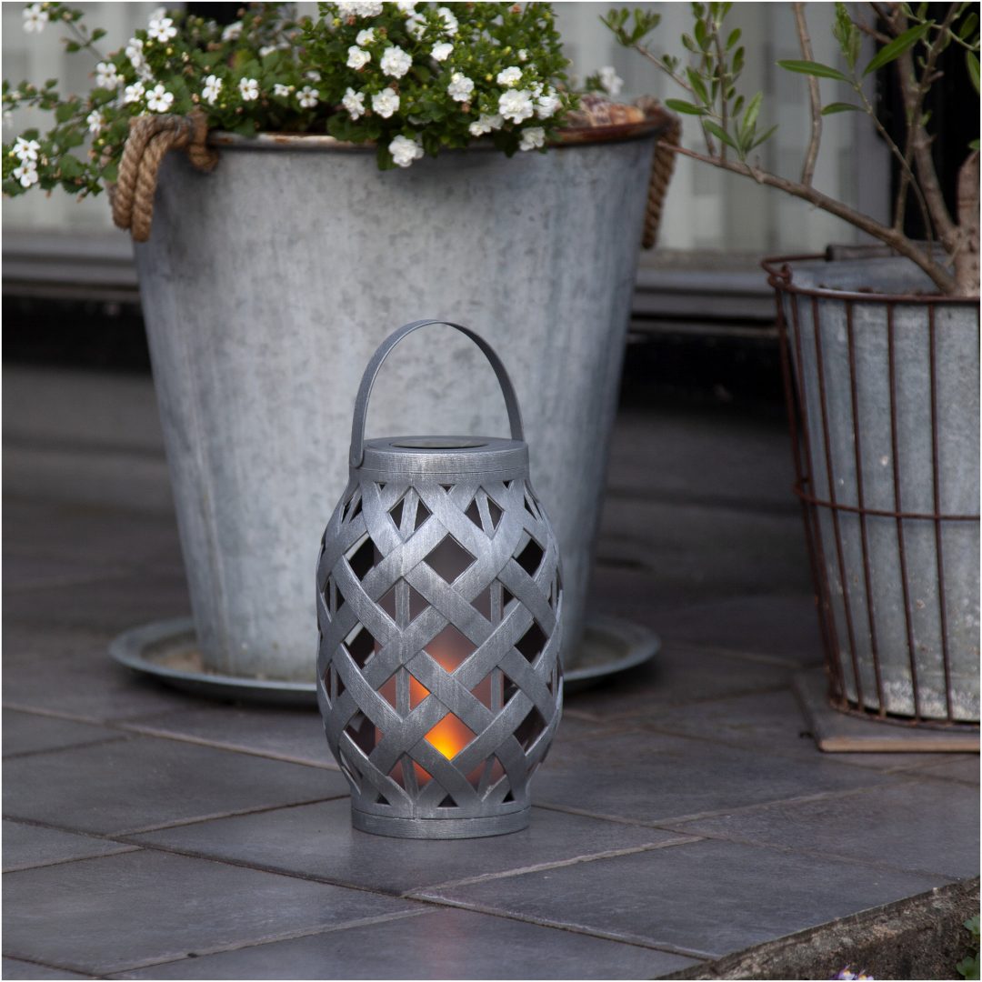 Solcelledekoration Flame Grå Star Trading – billede 6