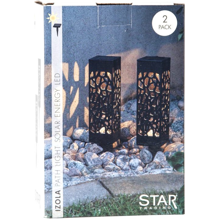 Solcelledekoration Izola Sort Star Trading – billede 8