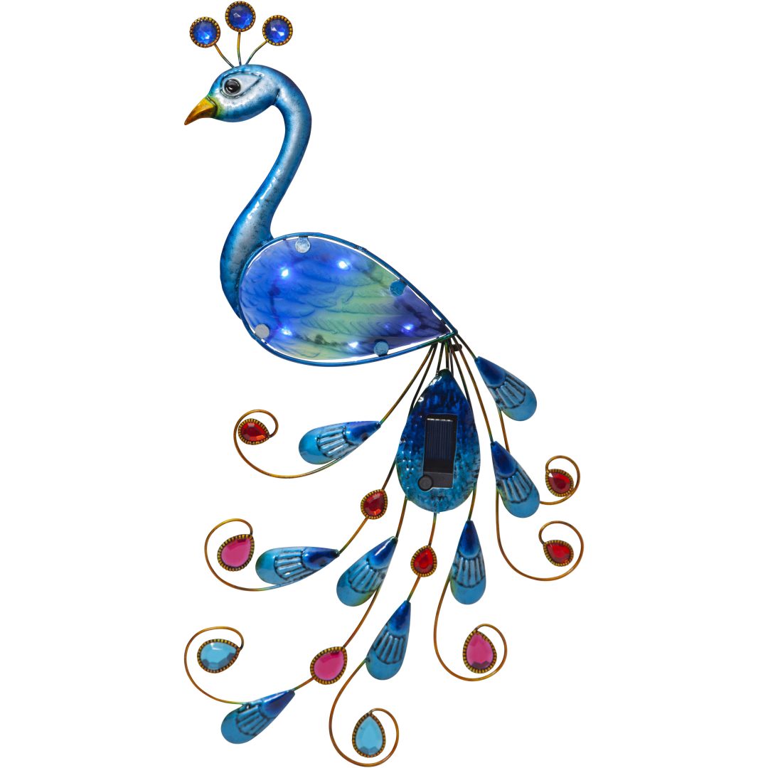 Solcelledekoration Peacock Multi Star Trading