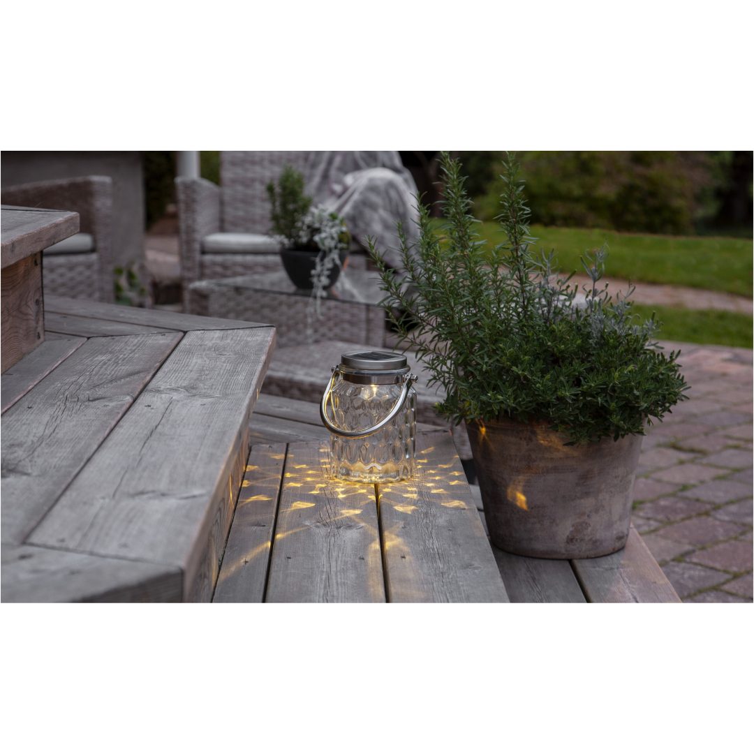 Solcelledekoration Pireus Transparent Star Trading – billede 2
