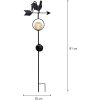 Solcelledekoration Windy Sort Star Trading – miniature 1