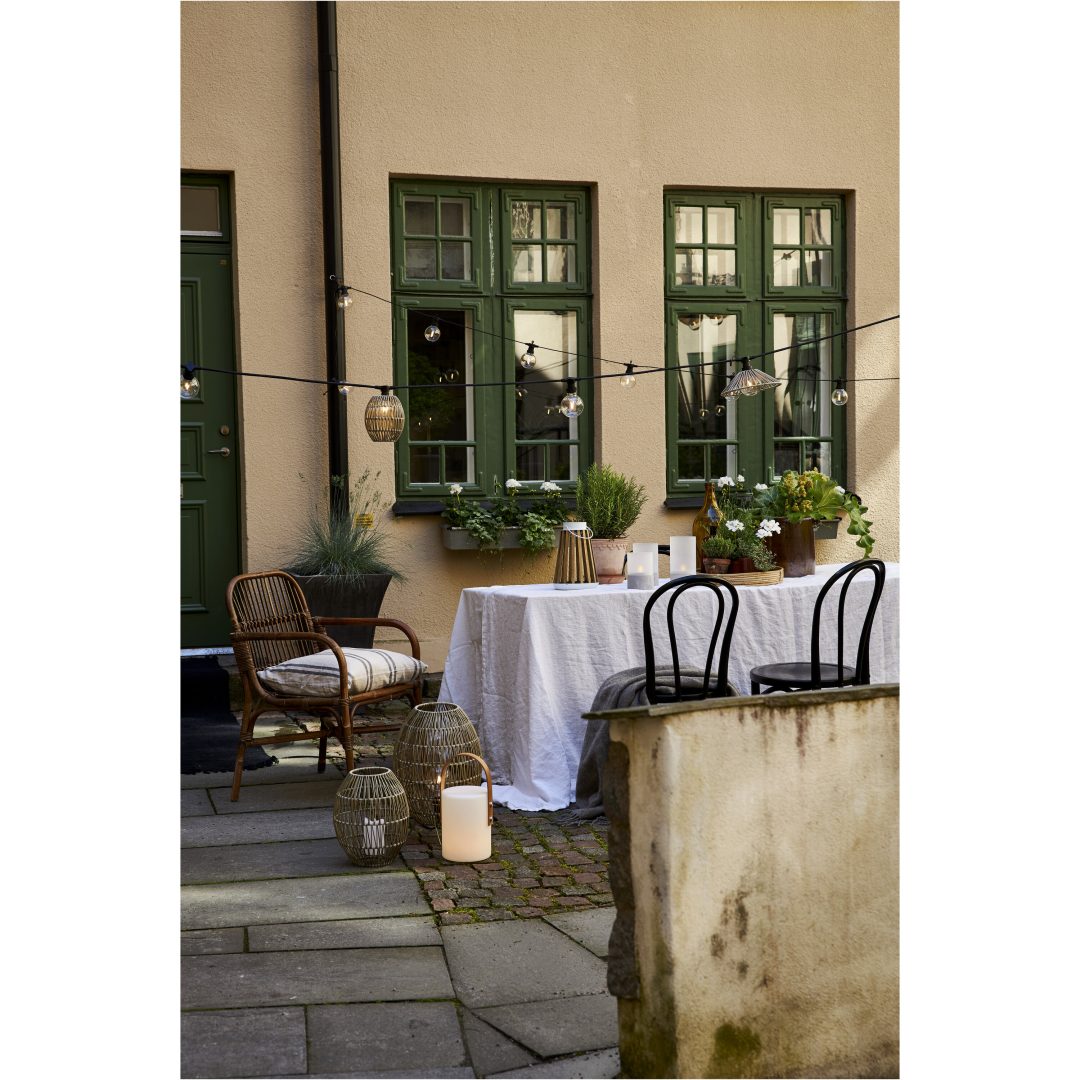 Solcellelanterne Catania Beige Star Trading – billede 4