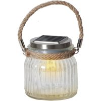 Solcellelygte Jamjar Transparent Star Trading
