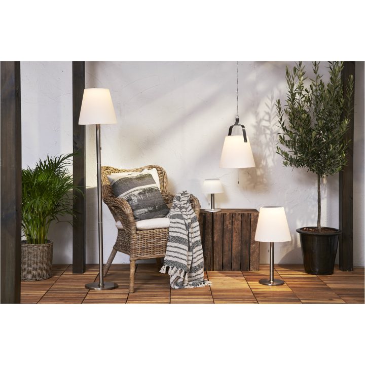 Solcellelygte Solia Table 28 cm Hvid Star Trading – billede 15