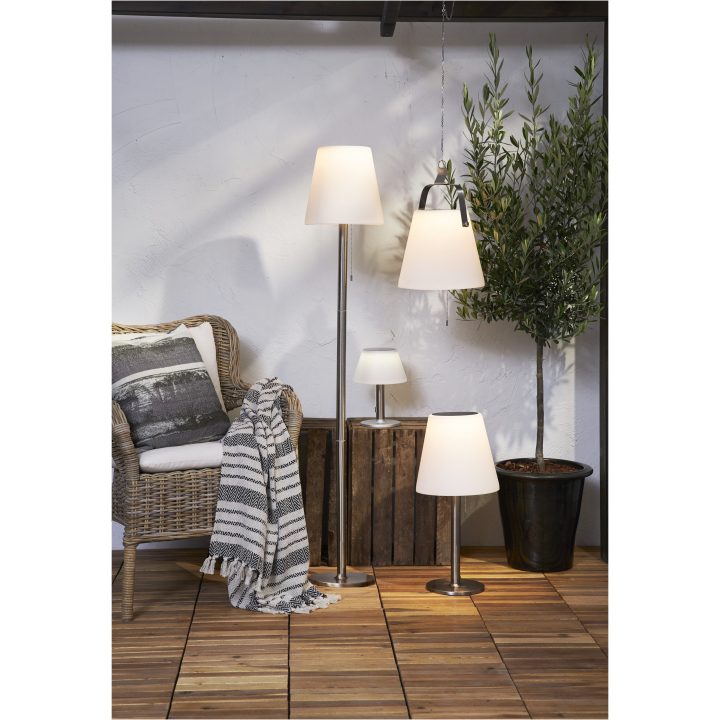 Solcellelygte Solia Table 28 cm Hvid Star Trading – billede 13