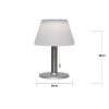 Solcellelygte Solia Table 28 cm Hvid Star Trading – miniature 2