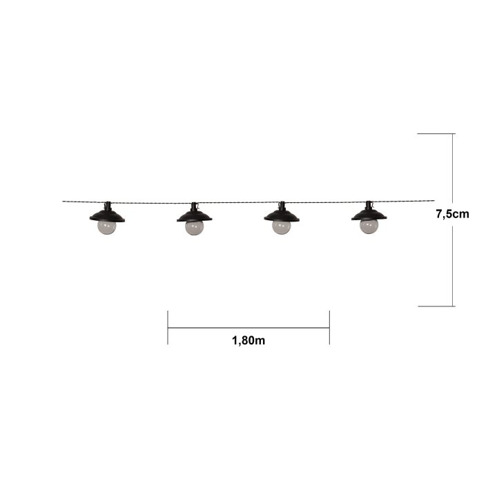 Solcellelyskæde Globe Shade STAR TRADING – billede 10