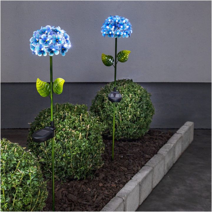 Solcellepind Hortensia Blå Star Trading – billede 6