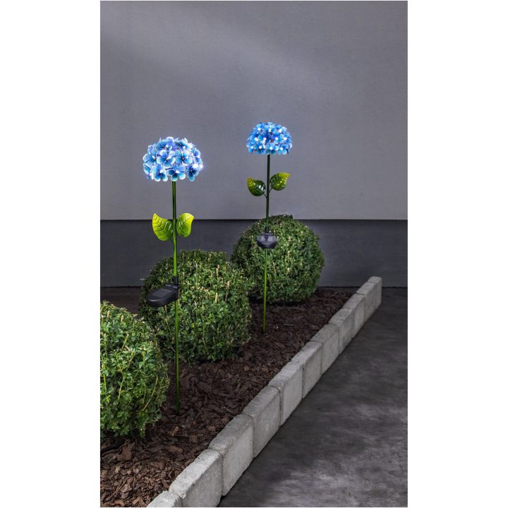 Solcellepind Hortensia Blå Star Trading – billede 4