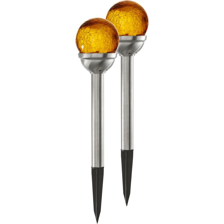 Solcellepullert 2-pak Roma Amber Star Trading – billede 4