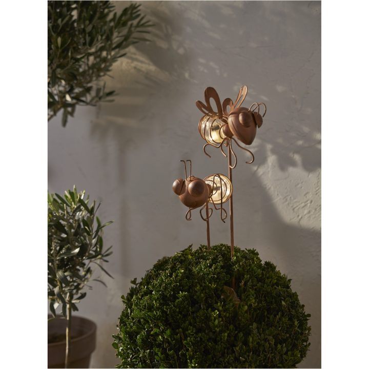 Solcellsdekoration Oxida Fly Rost Star Trading – billede 8