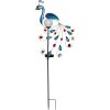 Solcellsdekoration Peacock Flerfärgad Star Trading – miniature 1