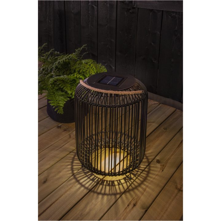 Solcellsdekoration Sunlight Svart Star Trading – billede 6